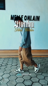 JUMBO Celana Pendek Sirwal Standar Chino Pangsi 3/4 Big Size Dewasa Casual Korea Melleonlain