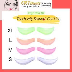 Trục Uốn Mi Silicon Sakura Thạch Jelly L Curl Line (hộp 4 đôi)