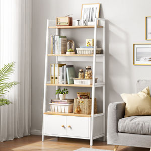 Scandinavian Ladder Design Storage Rack White