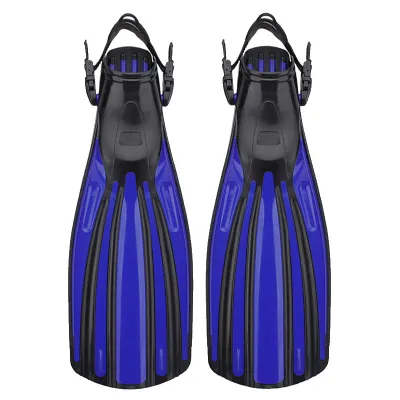 Adjustable Strap Deep Diving Fins Large Mid-Length