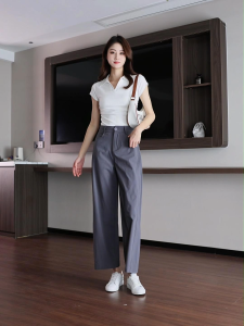 Eyouth 10173 Women Glacier Flex Wide Pants long pant for woman