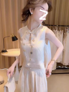 chaqi | Elegant Traditional Style Loose Sleeveless Top