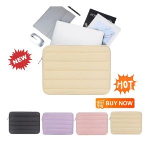 Laptop Bag Fashion Solid Color Simple Shockproof Tablet PC Liner Package Protective Case