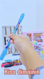 [1 PCS] Pulpen Spinning Bolpen Mainan Putar Anti Stress Pen Balance Rotary