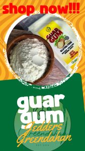 Greendahan Food Grade Guar Gum 1kg | 500g - Thickening Powder
