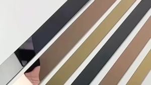 888 Black Titanium Stainless Steel Decorative Flat Strip Background Wall Border Straight Edge Ceiling Edge Adhesive Line