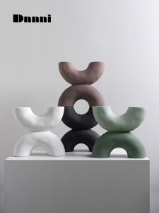 Dnnni Wabi Sabi Phong Cách Hình Chữ X Gốm Trang Trí Tủ TV Máy Tính Để Bàn Lối Vào Phong cách Trung Quốc Mới Khách Sạn Mô Hình trang trí căn phòng