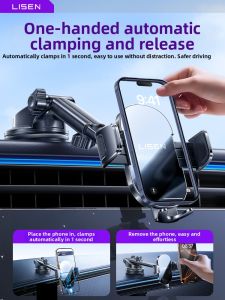 LISEN | Navigation Stable Anti-Shake Car Phone Mount