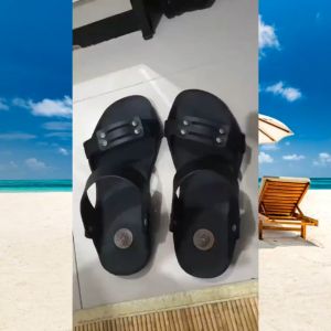 Camou Sandal Selop Slop Pria Pantai Outdoor Anti Slip Licin Polos Camau Camaou Derawan Red