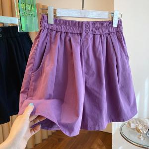 Girl Shorts 2024 Summer New Arrival Kids K-style Sports Pants Childrens Clothing Fashion Loose Casual Fifth Pants Thin