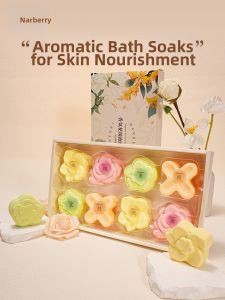 NARBERRY | Adult Essential Oil Rose Petals Milk Bath Bomb
