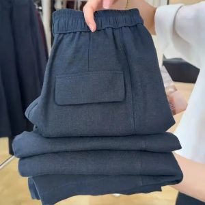 XIANGHOUMINCHU | Wrinkle-Resistant Linen Leisure Pants