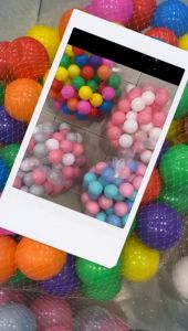 #Readystock 100pcs Colorful Ball Soft Plastic Ocean Ball Funny Baby Kids PLAYBALL 4TYPE COLOR pool playgourd swimming pool