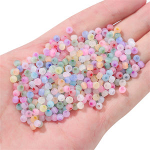 10g 6/O 4mm High Quality Cats Eye Glass Beads Round Loose Spacer BeadsFor Handmade Bracelet Necklace Needle Work DIY Jewelry Making Accessories