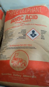 25kg Three Elephant  Boric Powder for Pest Control Ant Cockroach Killer MOld Wood Treatment