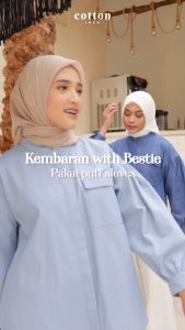 Cotton Inch - Abila Kemeja Oversized Lengan Puff