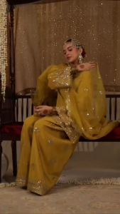 [PRE-ORDER] Ready Made Heavy Franch Crepe With Heavy Embroidery Work Suit (10-15days delivery)