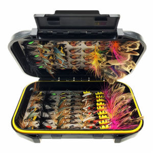 Fly Fishing Flies Kit 40-72Pcs Handmade Artificial Fly Flies Baits Lures with Dry/Wet Flies Fishing For Trout Bass Baits Lure
