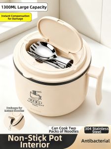XIAOCHUSHU | Large Covered Personal Use Noodle Bowl