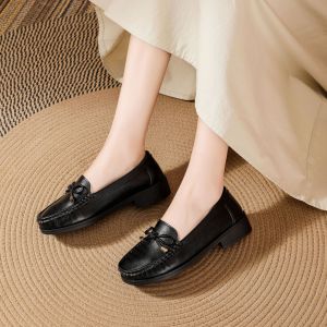 SHIPAILUO | Comfortable Breathable Anti-Slip Lightweight Hollow Out Soft Bottom Womens Single Shoes For Mothers And Middle-Aged Ladies