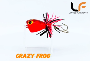 LURESFACTORY - TR CRAZY FROG 2.5cm 6g HARDBODY LURE TOPWATER