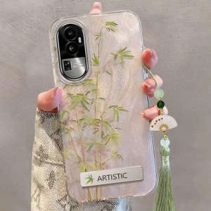 Silicone Phone Case for OPPO REENO10PRO+ Womens Style Tassel Protection Cover Anti-fall Modern Chinese Style Style