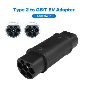 Kolanky 32A 22kw Type 2 To Gbt EV Charging Adaptor For China Electric Vehicle Cars Conventer Home Use Charging