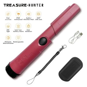 Treasure Hunter Plus Handheld Metal Detector Pinponter Pointer Gold Detector Pinpointing Waterproof Adjustable Sensitivity