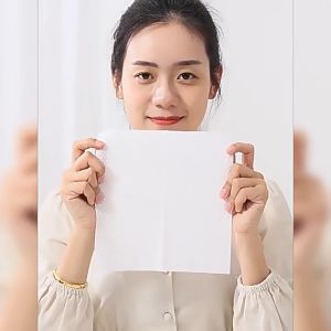 500g Soft Cotton Facial Cleansing Towel 180sheet 20x20cm Facial Wipe Tissue Tisu Basah 抽拉式洗面巾一次性纯棉洗脸巾 Cotton Disposable Hanging Face Towel