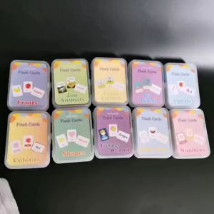 Early Learning Flash Cards Kids Education Game English Preschool Kad Imbasan Kanak-Kanak ABC 123 Math Tadika
