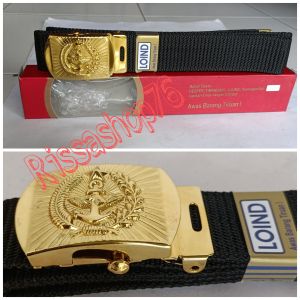 Sabuk TNI AD Motif Loind Lapis Emas