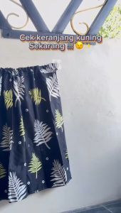 GORDEN KOLONG DAPUR BUNGA / hordeng meja kompor BONUS TALI