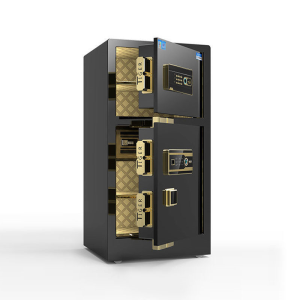 [1 Year Warranty]45cm /80cm Double Door 2024 New Se Safe Electronic Digital Safe Se Luxury Digital Fire Safe Box Jewelry Home Hotel Lock Keyboard Black Safety Safe