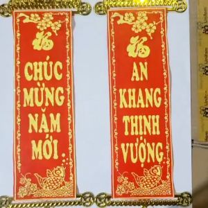 LIỄN DÂY TREO MAI ĐÀO DÁN CỬA TRANG TRÍ TẾT