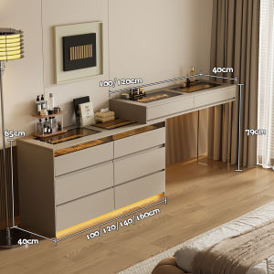Minimalist Modern Jewelry Storage Makeup Desk