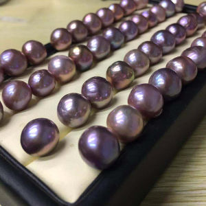 Natural Purple Baroque Pearl Beads DIY Irregular Pearl for Pendant Earring Bracelet Jewelry Making Freshwater Pearls