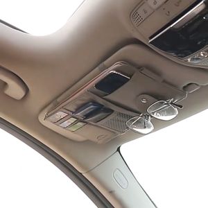 Car Sun Visor Organizer PU Sun Visor Storage Bag Car Card Holder with Multi Pocket Pen Card Sunglasses Storage Holder Car Interior Organizer Accessories