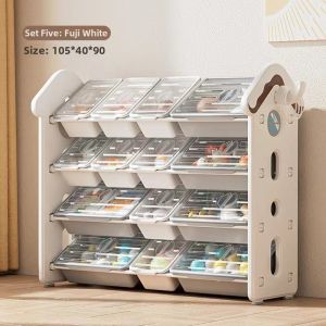 Toy and Book Storage Organizer Multi-layer Dustproof