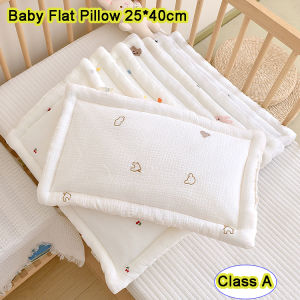 หมอนผ้าฝ้ายสำหรับเด็กแรกเกิดหมอนแบนความสูง 22 สม. สำหรับบุคคลเด็กการอ่อนแบบนอน