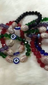 Buto ng Sinukuan Pangontra sa Inggit Crystal Future Dust Bracelet 2025 Lucky Color Lucky Charm with Buto ng Sinukuan and Evil Eye Blessed and Cleansed