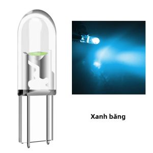 10 Chiếc T5 W3W COB Bóng Đèn LED Siêu Sáng Nội Thất Ô Tô Bảng Điều Khiển Đèn Báo Cảnh Báo Dụng Cụ Đèn 12V