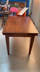 Tiancai Home Extendable Table: A 4-8 Seater Solid Wood Dining Table
