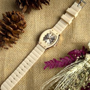 MIRETE WATCH - Jam Tangan Wanita Mirete Fashion Bahan Stainless Tali silikon Analog Mewah