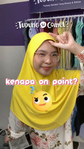 Tudung Awning Scuba Edisi Merdeka by TudungSiComel / Tudung Sarung Tema Merdeka / Tudung Tema Hari Malaysia / Tudung Budak