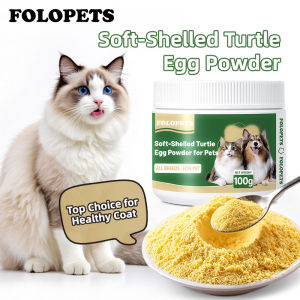 Pet Hair Nutrition Powder Soft-Shelled Turtle Egg Powder Fur Growth Supplement for Dogs & Cats Shedding Control Rich in Lecithin & Biotin