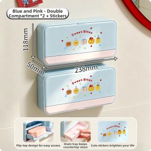 AIJIADA | Wall Mounted No-Drill New High-Grade Soap Holder