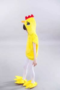 ชุดการแสดงนักเรียนวัยรุ่น ชุดนกเหลืองเล็ก เสื้อผ้าเด็กชายและเด็กหญิง ชุดนกเลี้ยง ชุดนักเรียนวัยรุ่น สีสันสดใส ผ้ากำมะหยี่ผสมคอตตอน