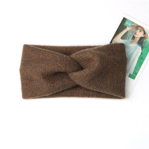 ผ้าคลุมศีรษะทรงไขว้สำหรับผู้หญิง หน้าร้อน ฤดูใบไม้ร่วง อบอุ่น เข็มขัดผมขนสัตว์ กิ๊บติดผม กิ๊บติดผม ตกแต่งผม แฟชั่น ผ้าคลุมศีรษะ ผ้าคลุมศีรษะแบบไขว้ สายรัดผม