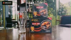 [Hỏa tốc 2h] Cà phê hòa tan đen đá 2in1 bổ sung Nấm linh chi và Đông trùng hạ thảo Napoli Coffee 15 gói x 16gr- Hộp lớn [Freeship Max]