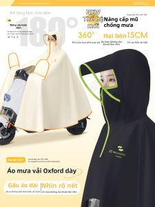 ZHENGYU | Áo Mưa Cho Người Lớn Dùng Xe Đạp Điện Chống Nắng Mưa Bền Thiết Kế Mới